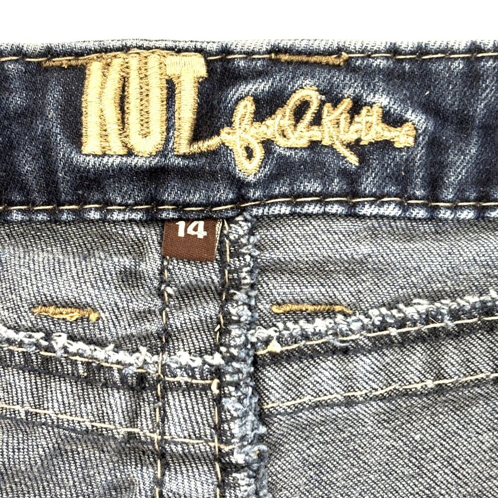 Kut from the Cloth Jean Mid Rise Shorts Size 14 - Picture 8 of 10